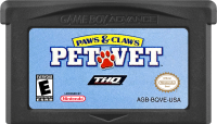 Paws & Claws Pet Vet GameBoy Advance  box art